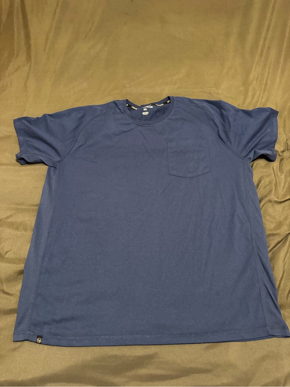 Men's Short Sleeve Pocket Tee - Navy Blue